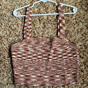Forever 21 brown and cream colored tank! Small